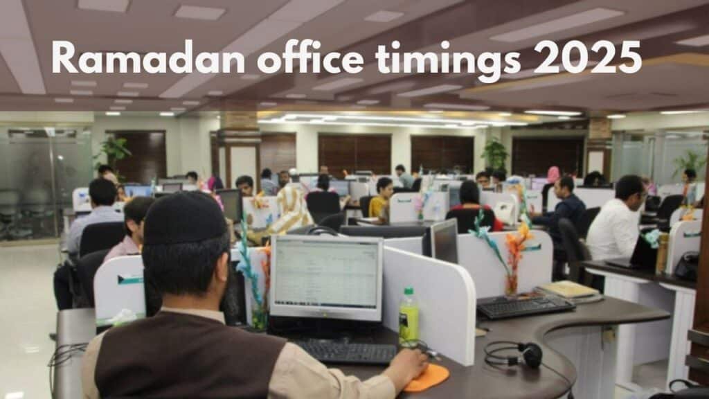 Ramadan office timings 2025