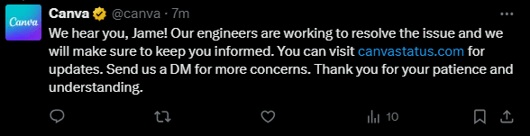 Canva outage


