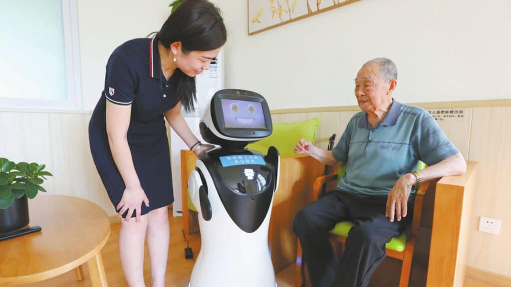 China AI elder care