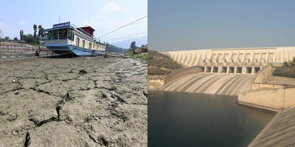 Jhelum river faces drought, Mangla Dam power halts