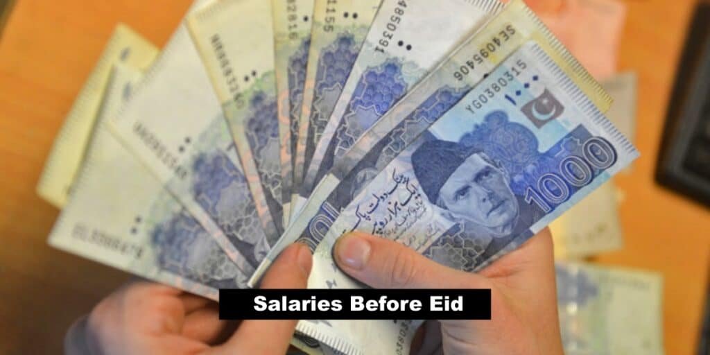 salaries before Eid