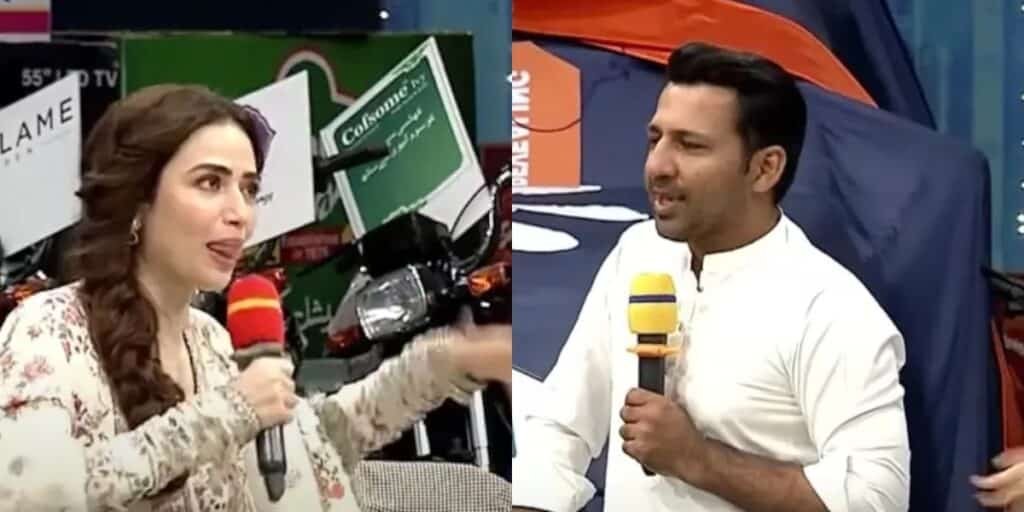 Fans unhappy with Sana Javed tone toward Sarfaraz Ahmed in Jeeto Pakistan
