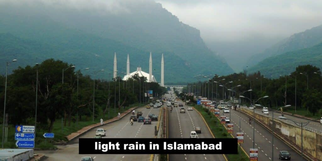 Weather turns pleasant with light rain in Islamabad before Sehri