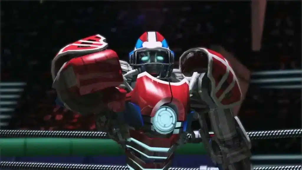 robots boxing match