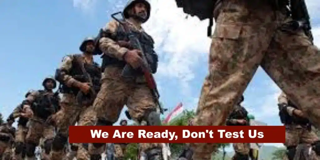 Strong message for foe: "We Are Ready, Don't Test Us" becomes top trend