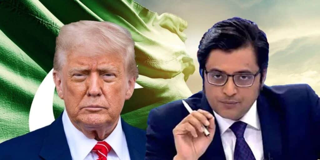 Arnab Goswami Has Live Meltdown After Trump Praises Pakistan