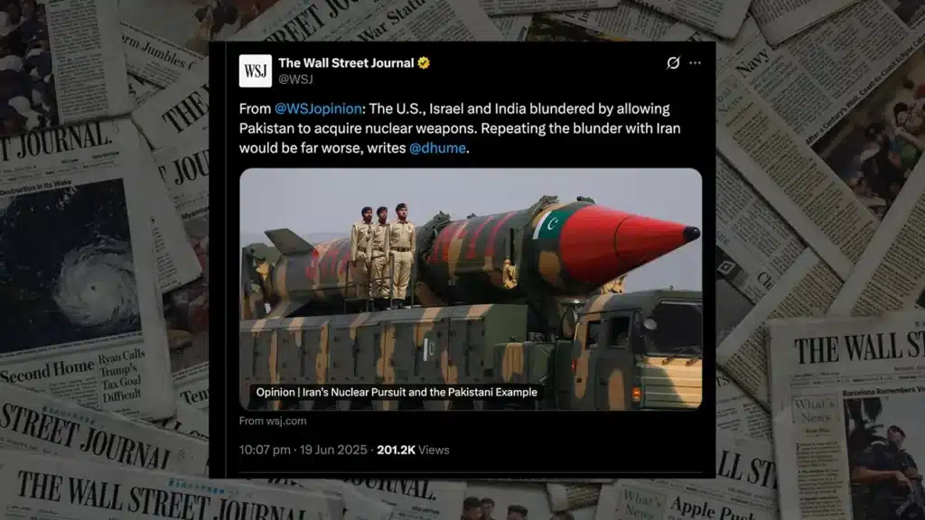 Wsj Falls For Indian Lobby Propaganda After Pakistan’s Diplomatic Triumph 