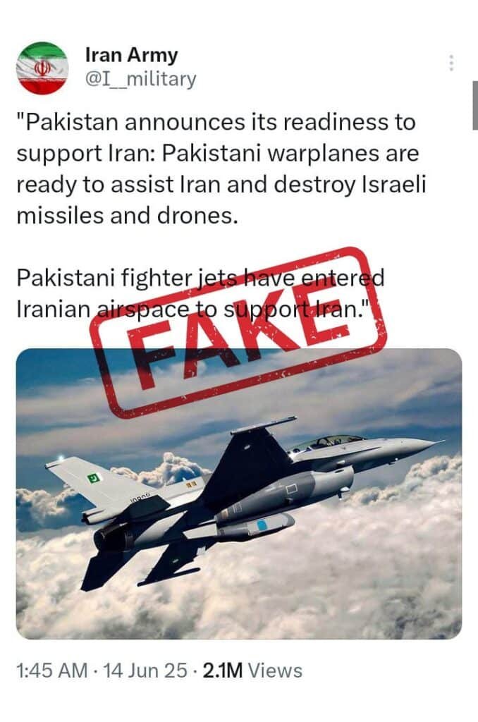 Pakistani pilots iran