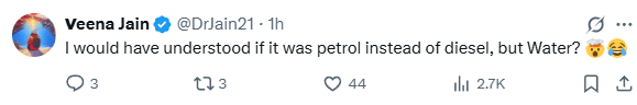 Indian CM’s convoy