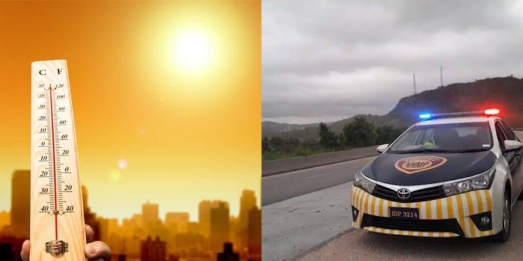 Motorway police issues travel advisory amid heat wave