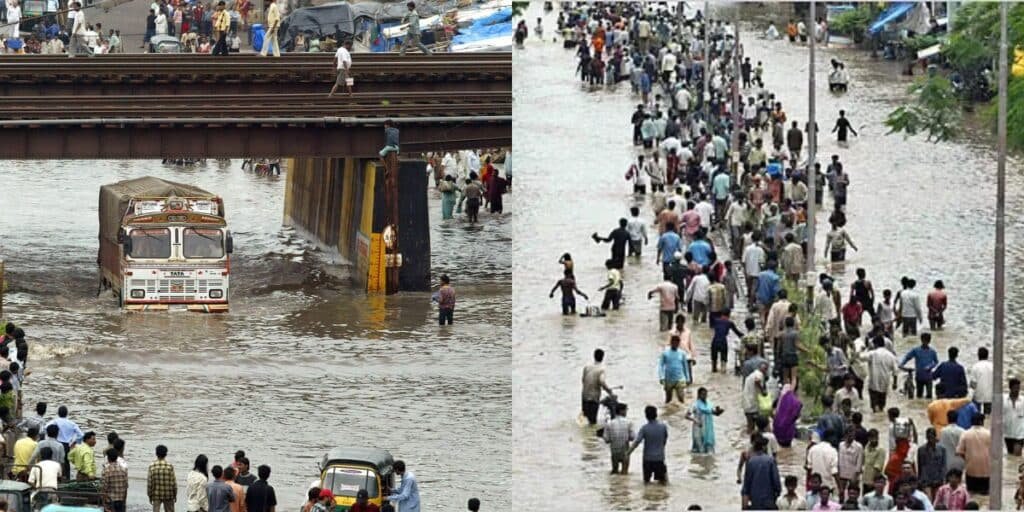 Surat flooded, walls collapse, internet trolls India’s drainage woes