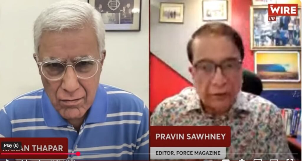‘One of the best air forces’: Indian journalist admits Pakistan air force’s superiority live on air