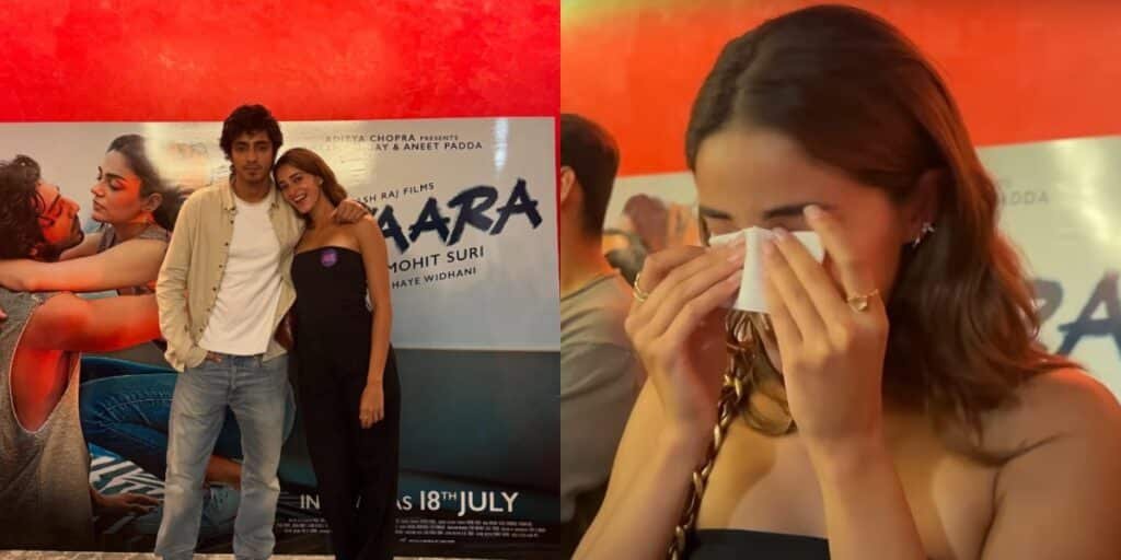 Ananya Panday gets emotional after watching cousin Ahaan’s film ‘Saiyaara’