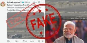 Azaad Fact Check debunks fake BLF video alleging killing of 6 Pakistani soldiers