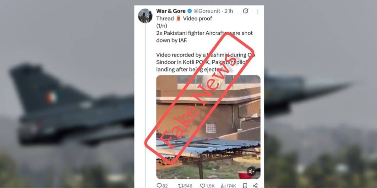 Azaad fact check exposes false claim about Indian pilot