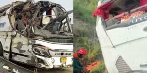 Fatal crashes in Chakwal, Jamshoro kill 10, injure many others
