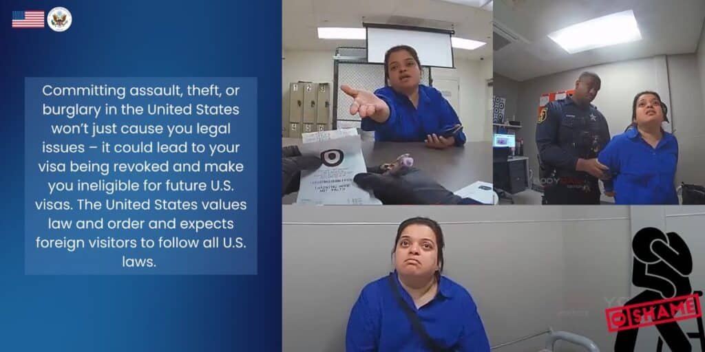 Indian woman caught shoplifting: US embassy issues stern visa warning