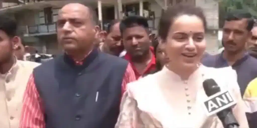 BJP’s Kangana Ranaut criticised for insensitive behaviour at disaster site