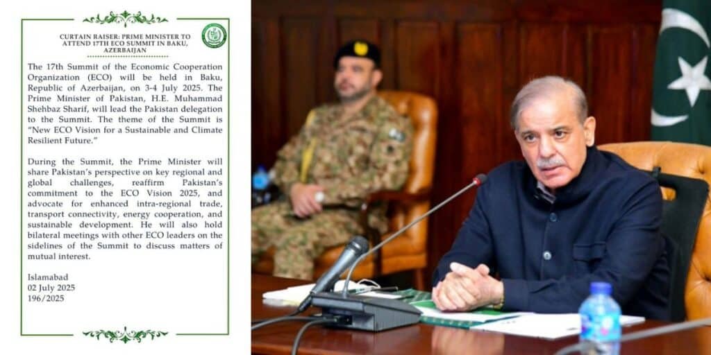 PM Shehbaz Sharif to attend ECO summit in Azerbaijan