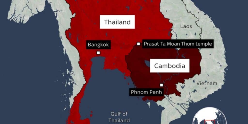 Thailand and Cambodia