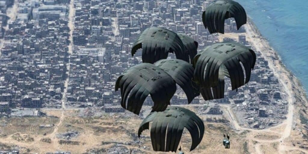 airdrop aid to Gaza