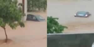 Father, daughter swept away in car by floodwater in Rawalpindi