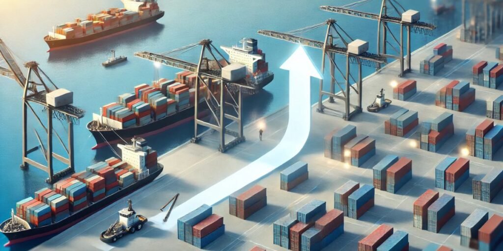 exports rise